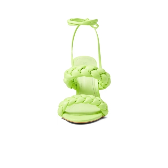 Schutz Zarda High Block Heels Green Fresh Like New! Never Worn Size 7.5B - Picture 3 of 13